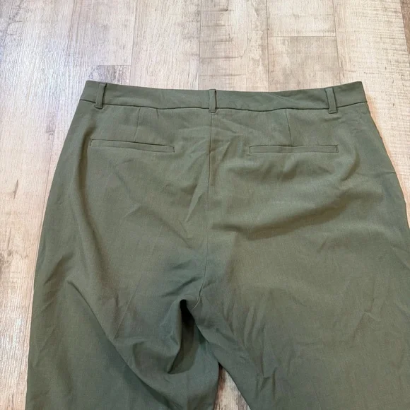 Banana Republic Bootcut Fit Dress Pants Womens Size 16 Green High Rise - Picture 5 of 12